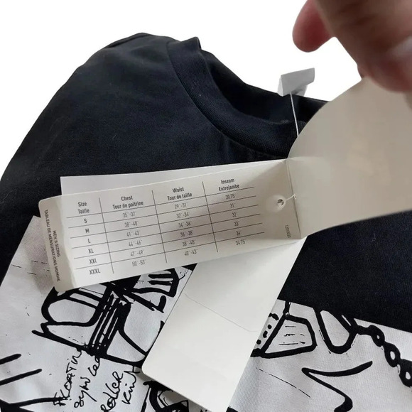 Adidas Black White TMAC Millennium T-shirt Size S - Picture 5 of 8